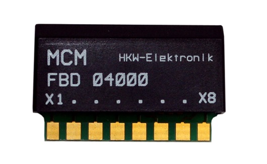 MCM RS232 microcontroller decoder module