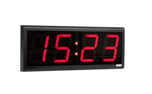 SignalClocks 4 Digit IP Clock, left side view