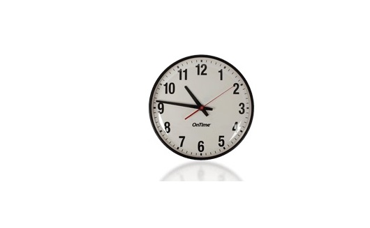 Power over Ethernet (PoE) analogue wall clock