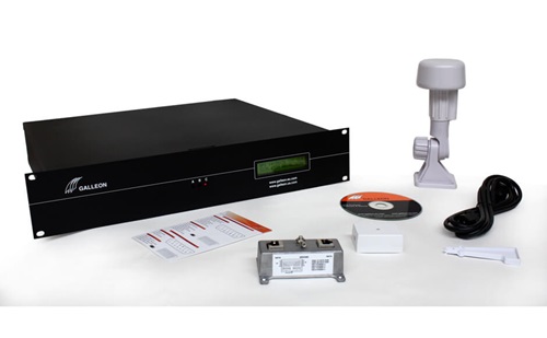 What is supplied with the TS-900-GPS network time server