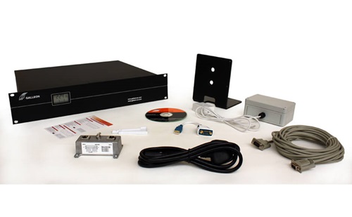 What is supplied with the TS-900-MSF network time server